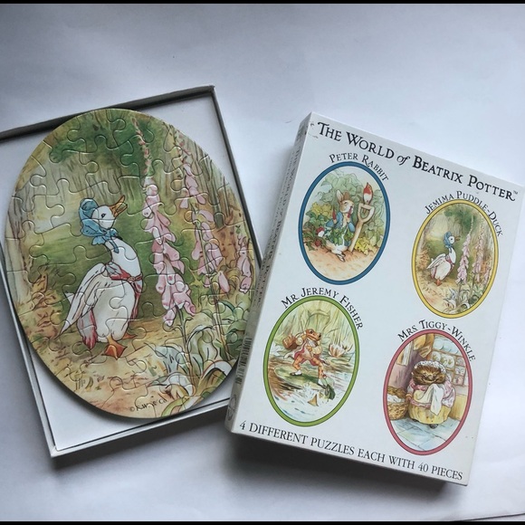 Beatrix Potter 4 x 40 piece Puzzles Set - Picture 1 of 7